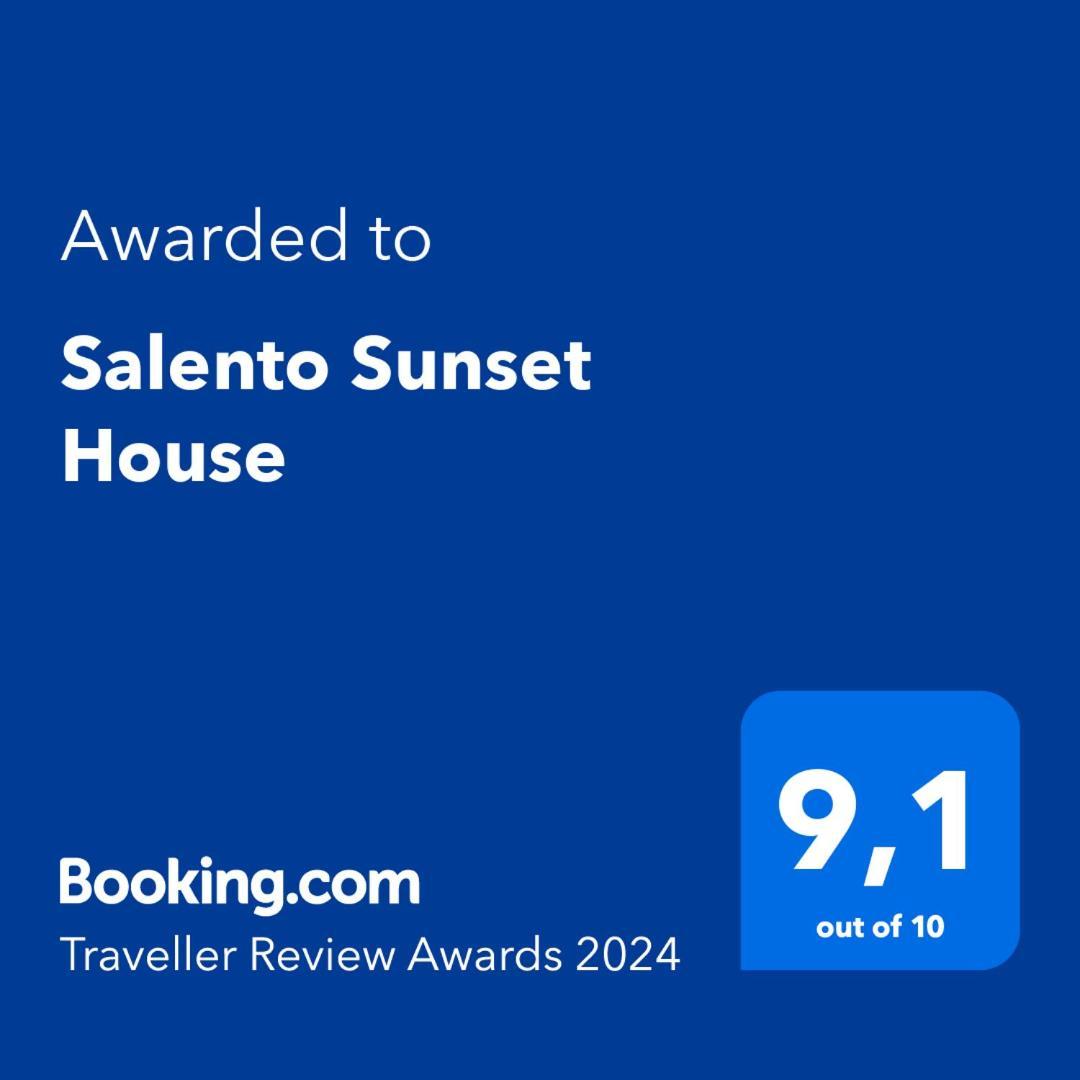 Salento Sunset House Villa Pulsano Eksteriør billede